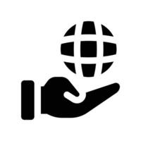 internet service icon. glyph icon for your website, mobile, presentation, and logo design. vector