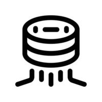 database icon. line icon for your website, mobile, presentation, and logo design. vector