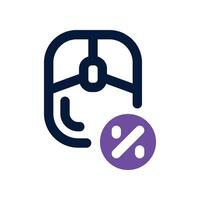 mouse icon. dual tone icon for your website, mobile, presentation, and logo design. vector