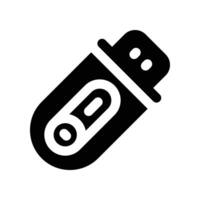 flash disk icon. glyph icon for your website, mobile, presentation, and logo design. vector
