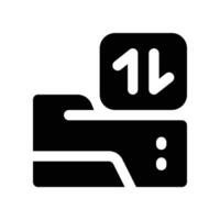 backup icon. glyph icon for your website, mobile, presentation, and logo design. vector