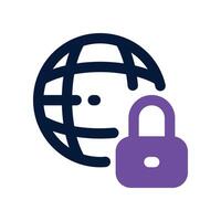 cyber security icon. dual tone icon for your website, mobile, presentation, and logo design. vector