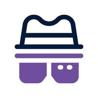 hacker icon. dual tone icon for your website, mobile, presentation, and logo design. vector