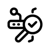 search icon. line icon for your website, mobile, presentation, and logo design. vector