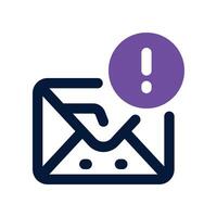 email icon. dual tone icon for your website, mobile, presentation, and logo design. vector