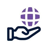 internet service icon. dual tone icon for your website, mobile, presentation, and logo design. vector