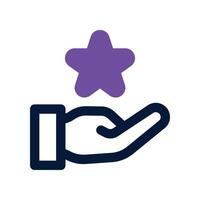 satisfaction icon. dual tone icon for your website, mobile, presentation, and logo design. vector