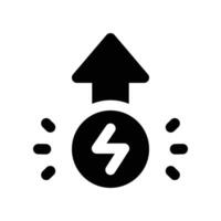 motivation icon. glyph icon for your website, mobile, presentation, and logo design. vector