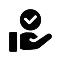 veracity icon. glyph icon for your website, mobile, presentation, and logo design. vector