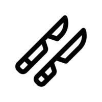 scalpel icon. line icon for your website, mobile, presentation, and logo design. vector