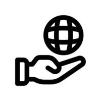 internet service icon. line icon for your website, mobile, presentation, and logo design. vector