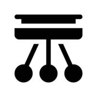 pendulum icon. glyph icon for your website, mobile, presentation, and logo design. vector