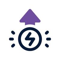 motivation icon. dual tone icon for your website, mobile, presentation, and logo design. vector