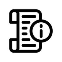 rules icon. line icon for your website, mobile, presentation, and logo design. vector