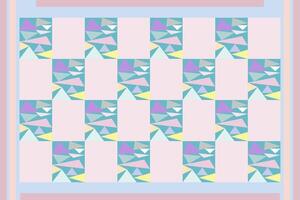 Triangle and square shaped form a pattern to be classic stripe vector