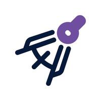 drawing compass icon. dual tone icon for your website, mobile, presentation, and logo design. vector