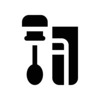 swab icon. glyph icon for your website, mobile, presentation, and logo design. vector