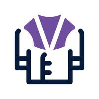 lab coat icon. dual tone icon for your website, mobile, presentation, and logo design. vector