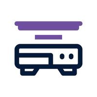 scale icon. dual tone icon for your website, mobile, presentation, and logo design. vector
