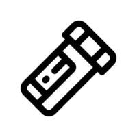 test tube icon. line icon for your website, mobile, presentation, and logo design. vector