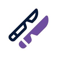 scalpel icon. dual tone icon for your website, mobile, presentation, and logo design. vector