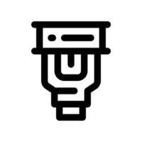 camera flash icon. line icon for your website, mobile, presentation, and logo design. vector