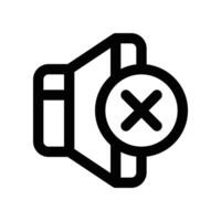volume down icon. line icon for your website, mobile, presentation, and logo design. vector