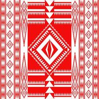 Geometric pattern in red and white tone,art design vector