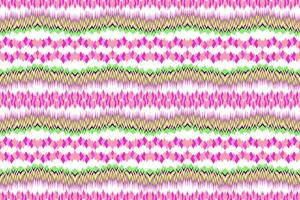 Geometric shape stripe pattern,Ikat style vector