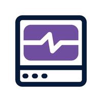 audio wave icon. dual tone icon for your website, mobile, presentation, and logo design. vector