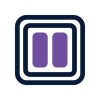 pause icon. dual tone icon for your website, mobile, presentation, and logo design. vector