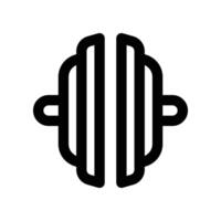 cymbals icon. line icon for your website, mobile, presentation, and logo design. vector