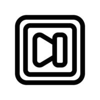 next icon. line icon for your website, mobile, presentation, and logo design. vector