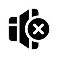volume down icon. glyph icon for your website, mobile, presentation, and logo design. vector