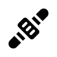 bracelet icon. glyph icon for your website, mobile, presentation, and logo design. vector