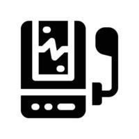music player icon. glyph icon for your website, mobile, presentation, and logo design. vector