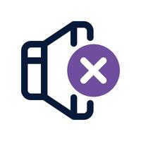 volume down icon. dual tone icon for your website, mobile, presentation, and logo design. vector