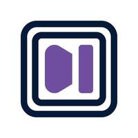 next icon. dual tone icon for your website, mobile, presentation, and logo design. vector