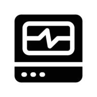 audio wave icon. glyph icon for your website, mobile, presentation, and logo design. vector