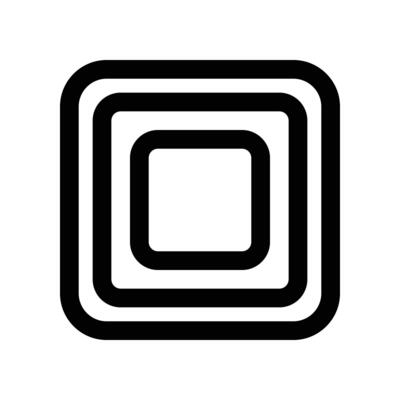 stop icon. line icon for your website, mobile, presentation, and logo design.