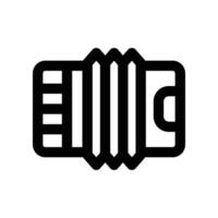 accordion icon. line icon for your website, mobile, presentation, and logo design. vector