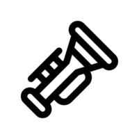 trumpet icon. line icon for your website, mobile, presentation, and logo design. vector