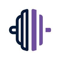 cymbals icon. dual tone icon for your website, mobile, presentation, and logo design. vector