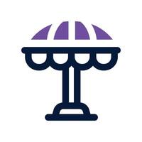 umbrella icon. dual tone icon for your website, mobile, presentation, and logo design. vector