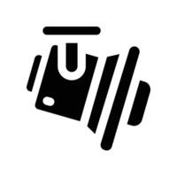 spotlight icon. glyph icon for your website, mobile, presentation, and logo design. vector