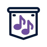 flag icon. dual tone icon for your website, mobile, presentation, and logo design. vector