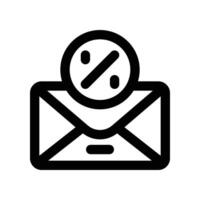 email icon. line icon for your website, mobile, presentation, and logo design. vector