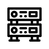 amplifier icon. line icon for your website, mobile, presentation, and logo design. vector