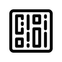 barcode icon. line icon for your website, mobile, presentation, and logo design. vector