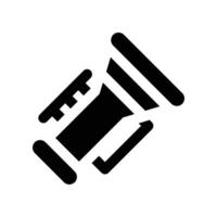 trumpet icon. glyph icon for your website, mobile, presentation, and logo design. vector